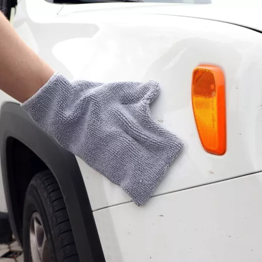 Ustensile lavage auto: Gant de lavage auto microfibre anti-poussière