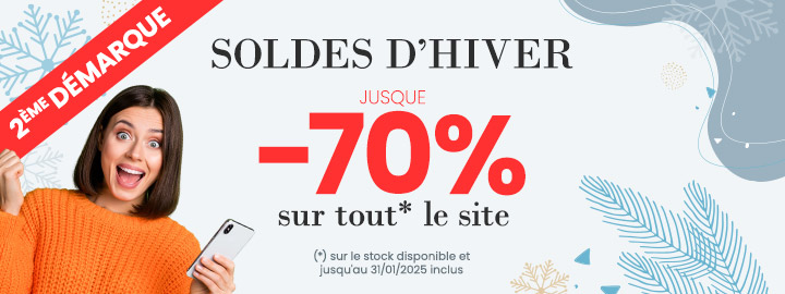 Découvrez les soldes d'hiver d'AquacleanConcept ! Jusqu'à -70% sur tout le catalogue