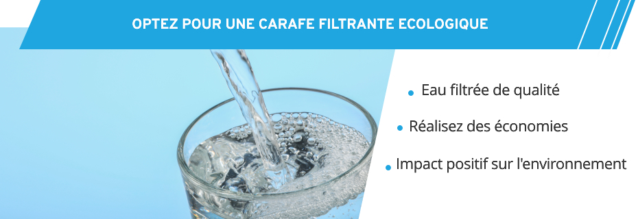 Carafe filtrante écologique