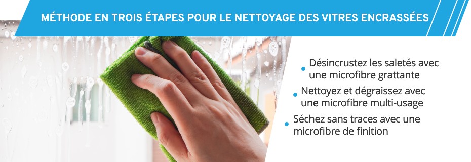 Conseils pour le nettoyage de vitres très sales